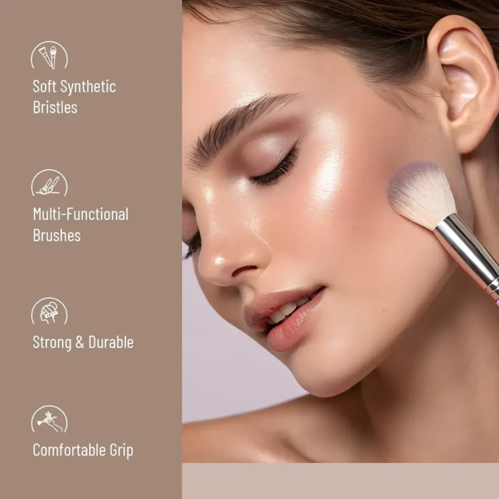 Beauty Makeup Brush Set – 5 in 1. 2