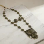 Grand Temple Jewellery Wedding Set with Earrings